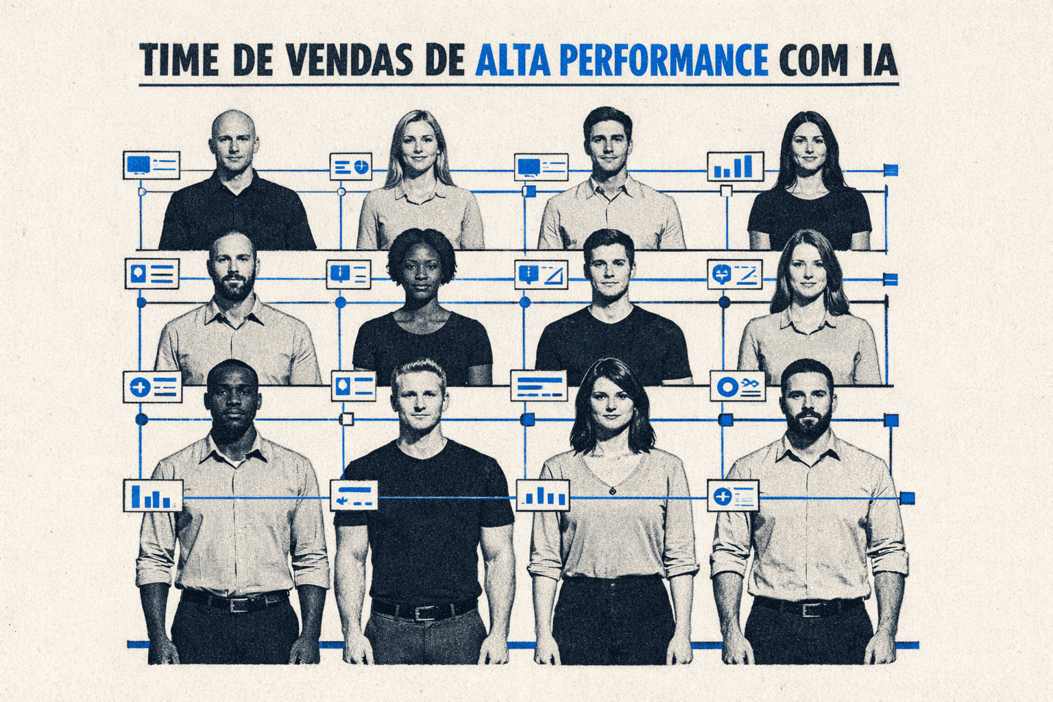 Como estruturar um time de vendas de alta performance com tecnologia e IA