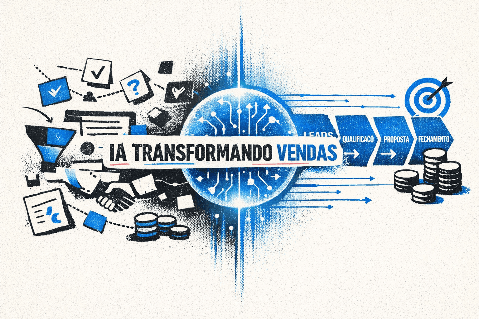 Inteligência artificial para vendas: como a IA está transformando o processo comercial